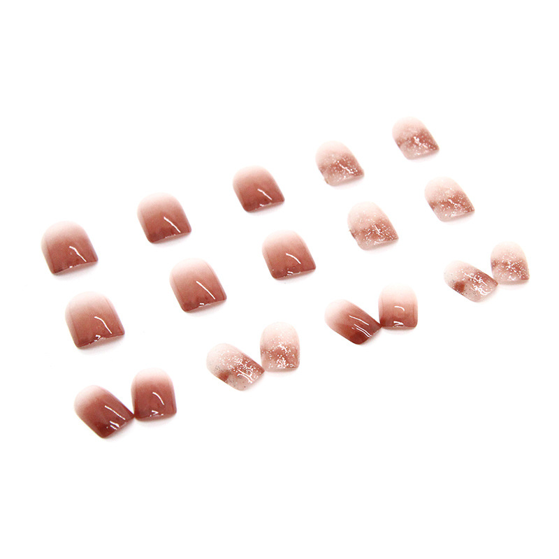 밝은 핑크 그라데이션 컬러 가짜 네일 아트 프레스 네일 - Nail Art Pink 리뷰 및 가격