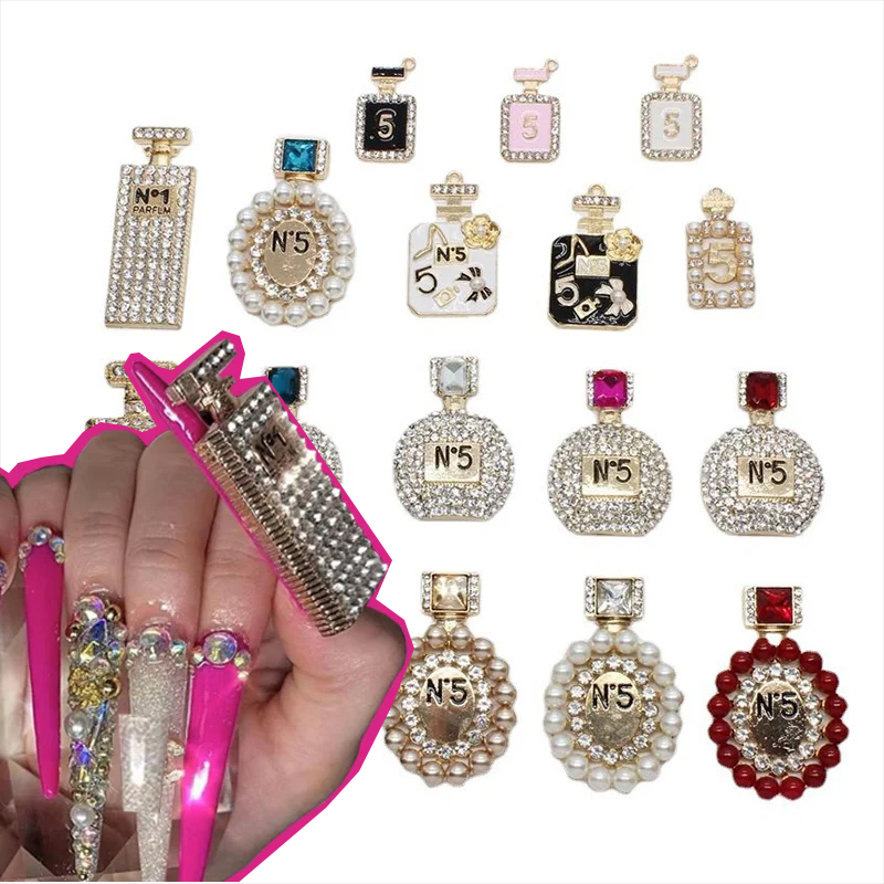 2PC 대형 라이트 럭셔리 작은 향기 드롭 오일 진주  - Nail Art Valentines Day 리뷰 및 가격
